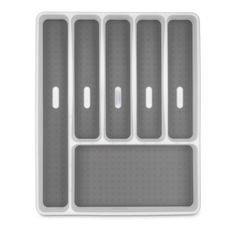 Woodside Plastic Rectangle Flatware Caddy