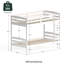 Lit superposé simple White Pine