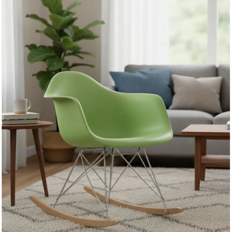 Chaise berçante Loreal Bucket, Apple Green