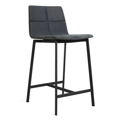 Between Us Upholstered Stool with Metal Frame