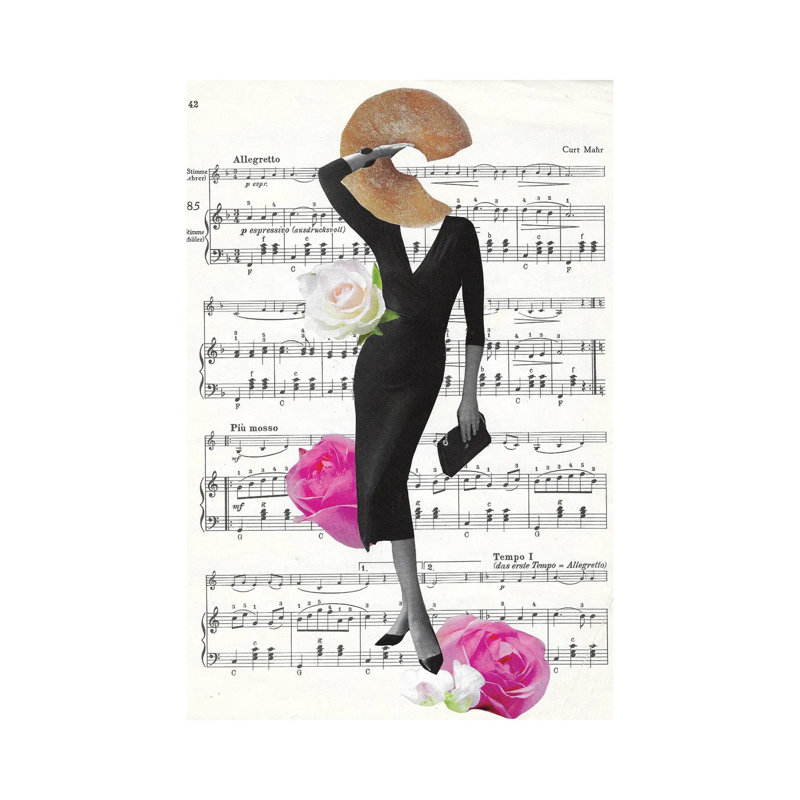 I Donut Care by Kiki C Landon - Wrapped Canvas Print, 66.04 cm H x 45.72 cm W