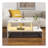 Coffee Table With Unique Architectural Shape,White-1693829174