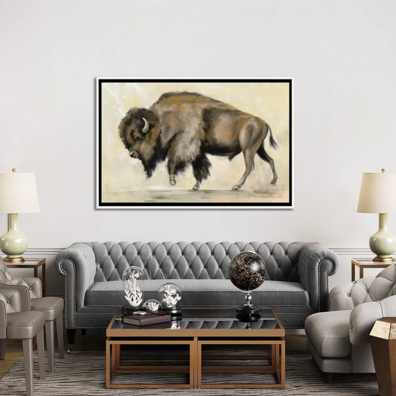 Bronze bronze par Silvia Vassileva - reproduction d'art, White Framed, Pas de tapis, H 40 po x l 60 po x 1,5 po