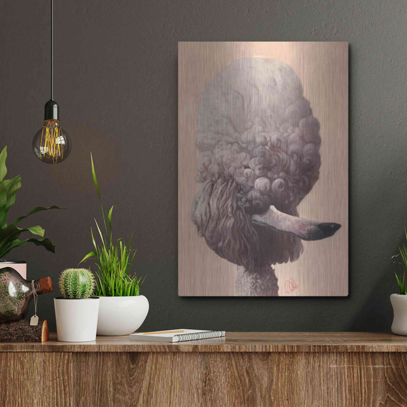 «Poodle» par Thomas Fluharty, H 16 po x l 12 po