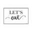 Let's Eat by Imperfect Dust - Textual Art on Canvas-269949948-269949828