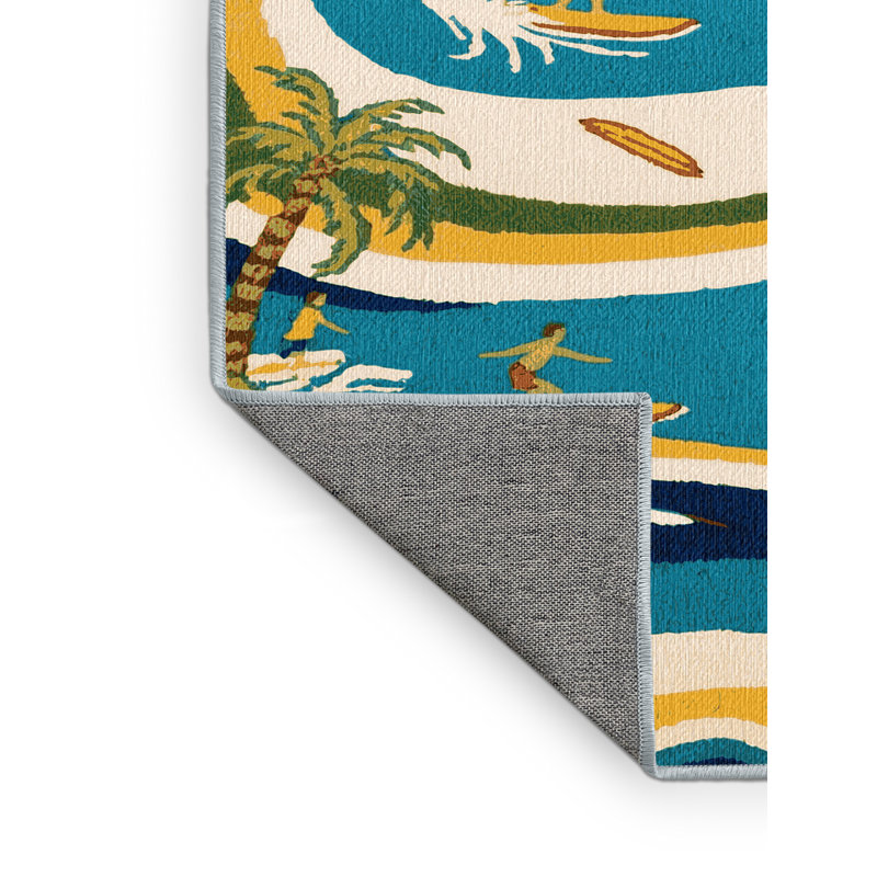  Tapis lavable pour sports de surf, Carré 7 pi