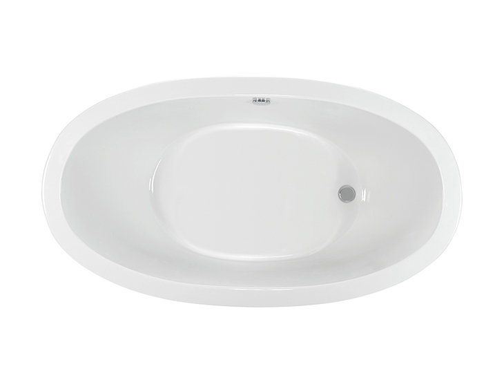 Louise 1 Freestanding Soaker Tub - Matte, Left