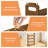 4-Tier Wooden Egg Holder - Brown