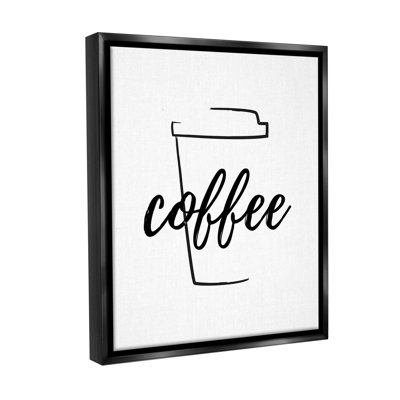"Minimal Coffee Cup" par Martina Pavlova sur toile