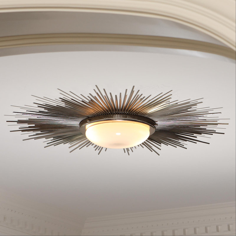 Luminaire Sunburst - nickel