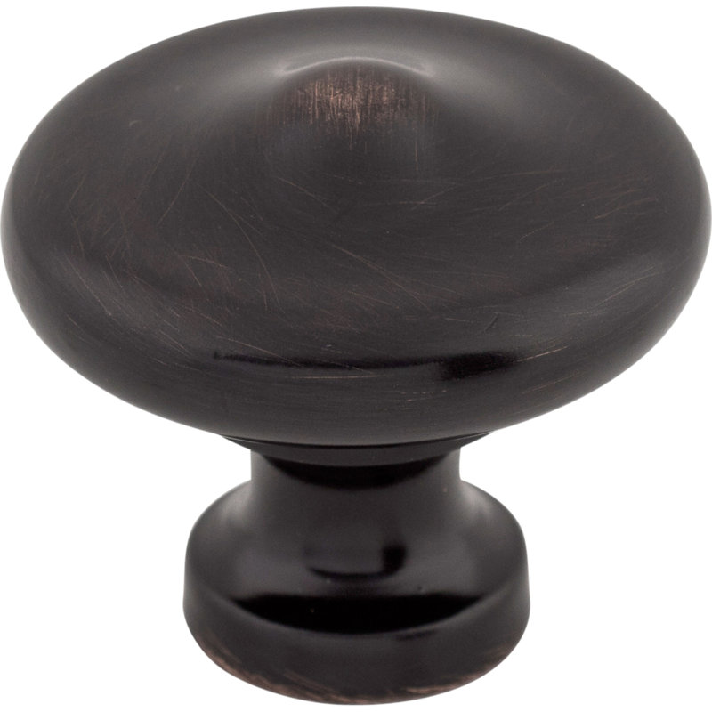 Peak 1 5/16" Diameter Round Knob, Tuscan Bronze