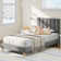 Mercer41 Gurit Upholstered Metal Platform Bed & Reviews | Wayfair