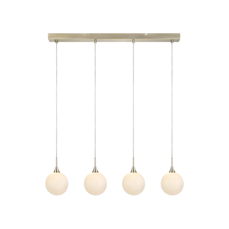Sessions 4 - Light Kitchen Island Pendant, Antique/White