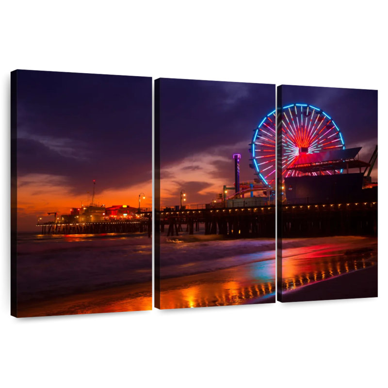 Kerner Santa Monica Pier Fair, 36" H x 57" W