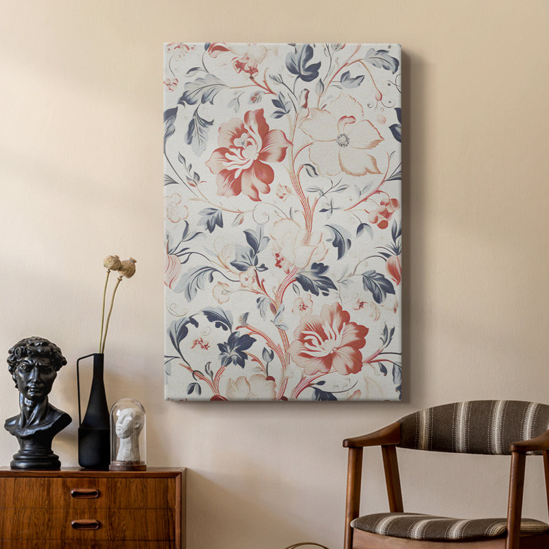 Impression abstraite rétro V - galerie Cavas sur mesure, H 27 po x l 18 po