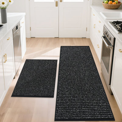 Solid Colour Non-Skid Kitchen Mat