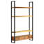 Clementine Bookshelf 118x30x200 cm Solid Reclaimed Wood