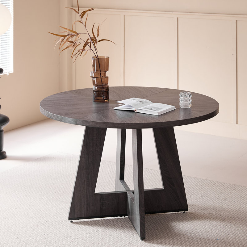 Round Dining Table, Black