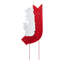 Piquet de bienvenue 35,75 "H Christmas Christmas Snowmen Arrow (KD)