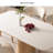 Cream Oak Rectangular Rock-Plate Table Chair Set 4 - Person Pedestal Dining Set-100748657