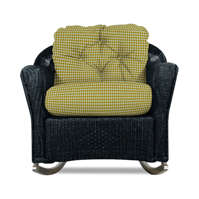 Reflections Outdoor Rocker Chair, Knix Granite, Ebony