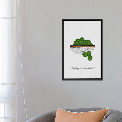 « quotidien i is brusselin' », impression sur toile