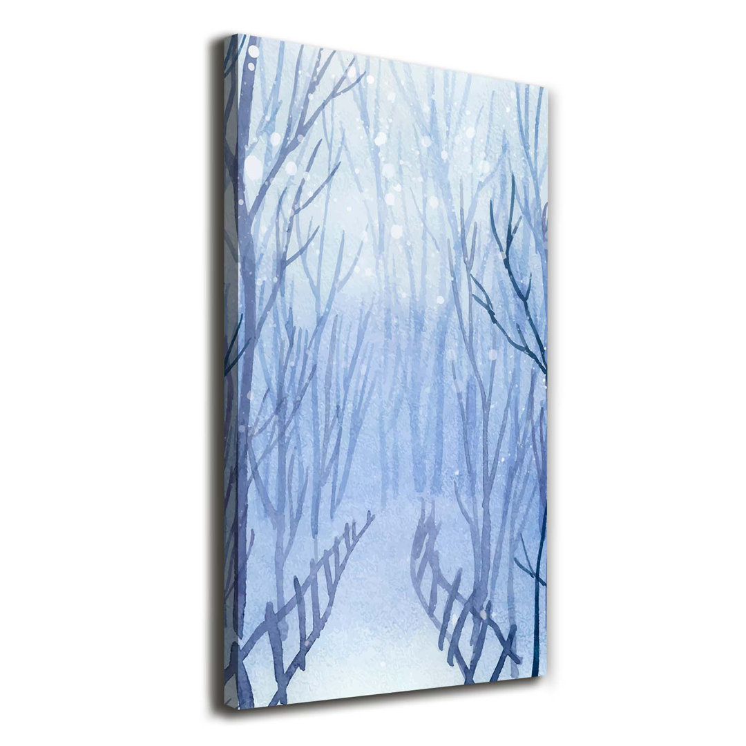 Winterwald - Kunstdrucke auf Leinwand - Wrapped Canvas