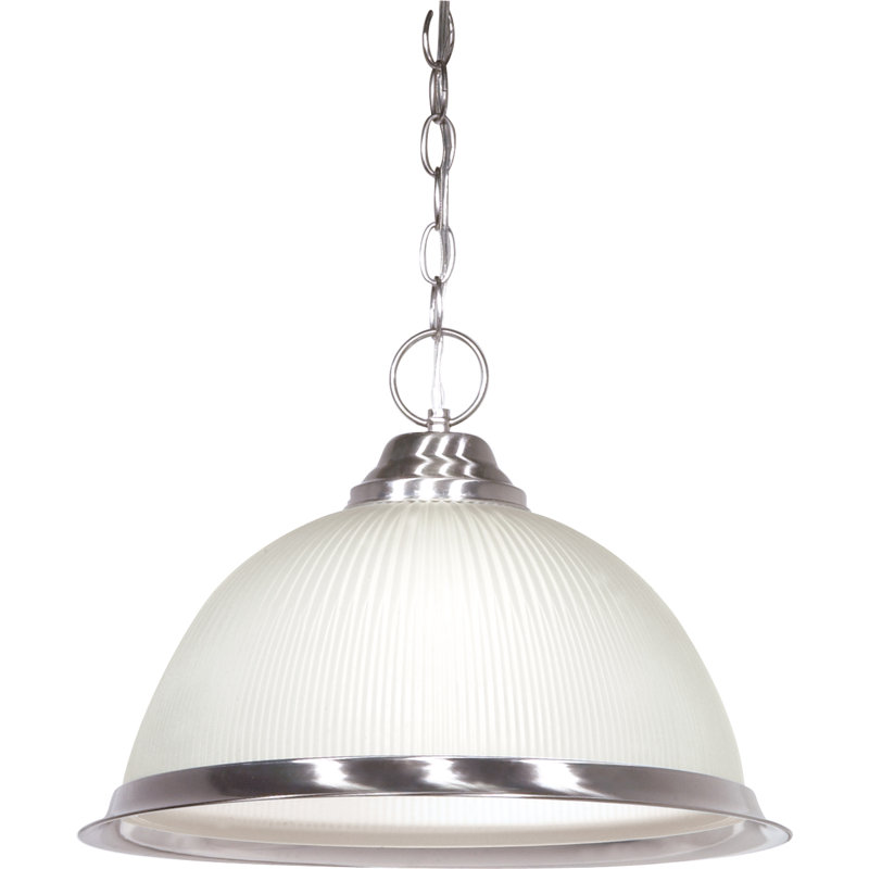 Dedham 1 - Light Single Pendant, Brushed Nickel