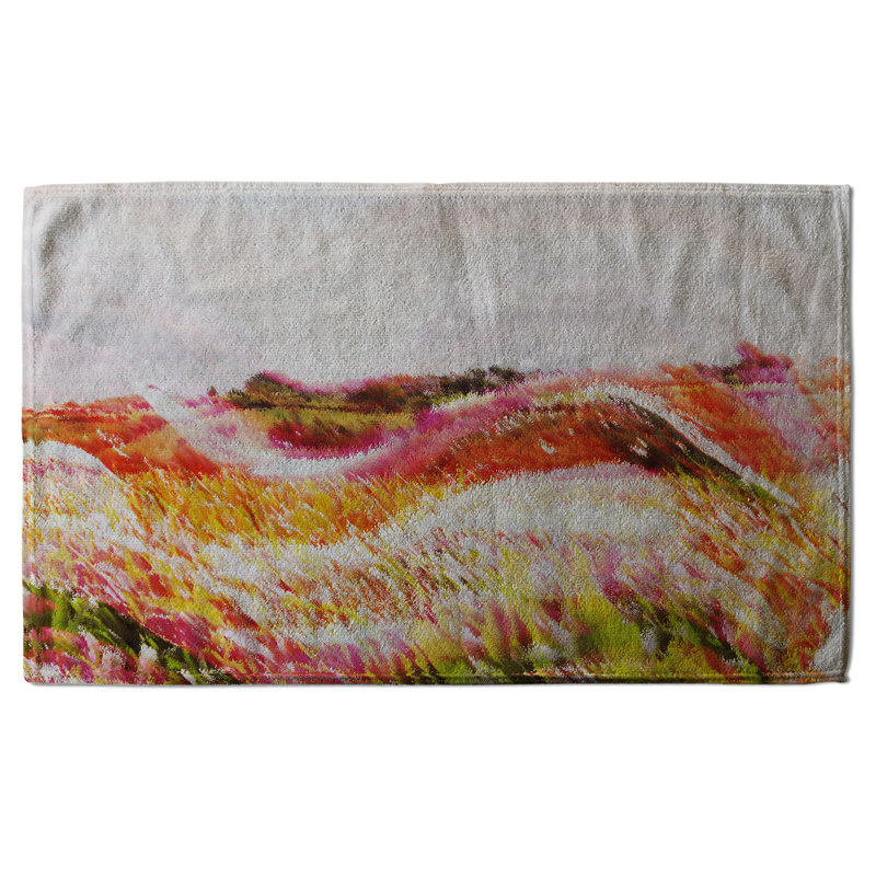Cotton Tea Towel Kitchen Towel, Orange