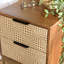 Soraya 40 cm W Solid Wood Bedside Table