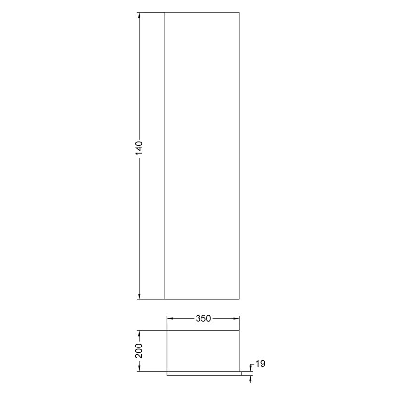 Javen Linen Cabinet, Black
