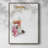 Minimal Fuchsia Markings II Framed Print - Solid Wood-1125334954