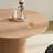 Anae Round Dining Table Pedestal Table with MDF Handcraft Oak Veneer Top for Dining Room-532510220-534680683