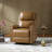 Chikako Genuine Leather Swivel Rocker Manual Recliner-70690531