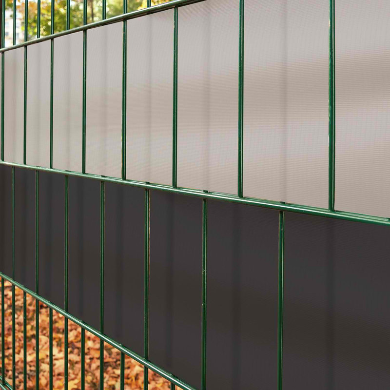 Pureview 35m x 0.19m Privacy Fence, Dark grey