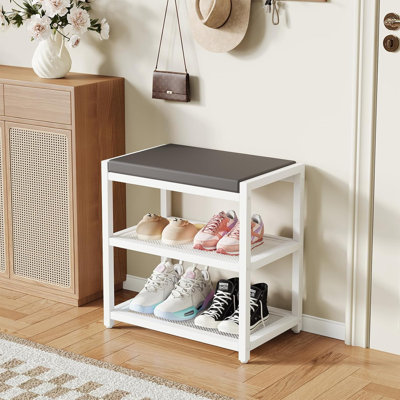 Small Shoe Bench With Storage