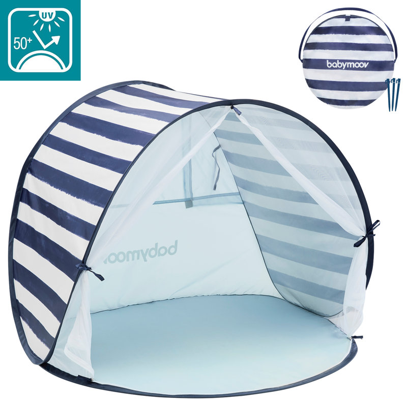 Marine Two Person Tent with Carry Bag, 39" H x 33" W x 33" D, Blue