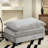Modular Cloud Sofa Ottoman - Comfy Double Layer Cushion, Living Room Seating-1210193499