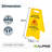 Bilingual Caution Wet Floor Sign