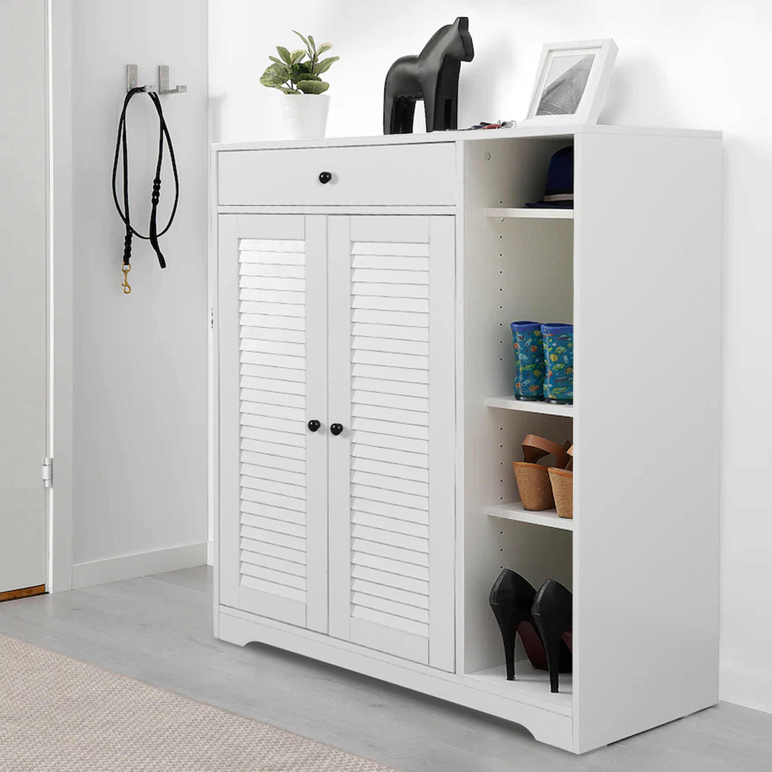 Wayfair grey shoe discount storage