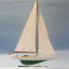 Modèle de yacht limited Shamrock