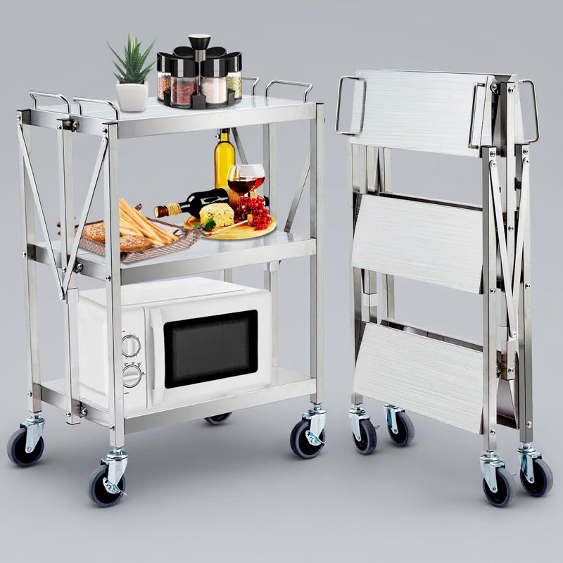 Heavy Duty Folding Serving Cart