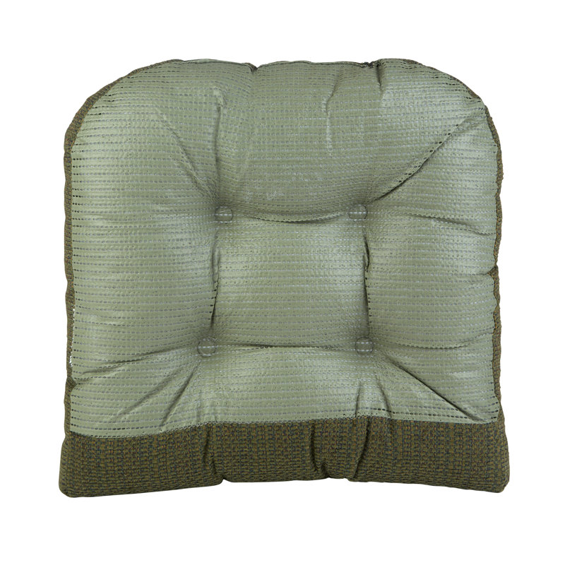Non-Slip Large Seat Cushions, 17 X 17 Inches, Green