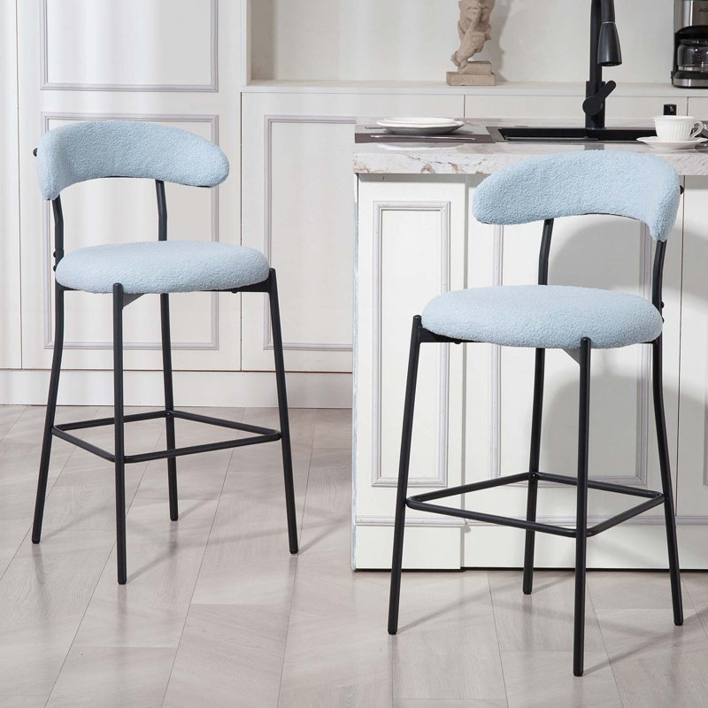 Tabouret de bar 26 po Keymarion, Bleu, 2
