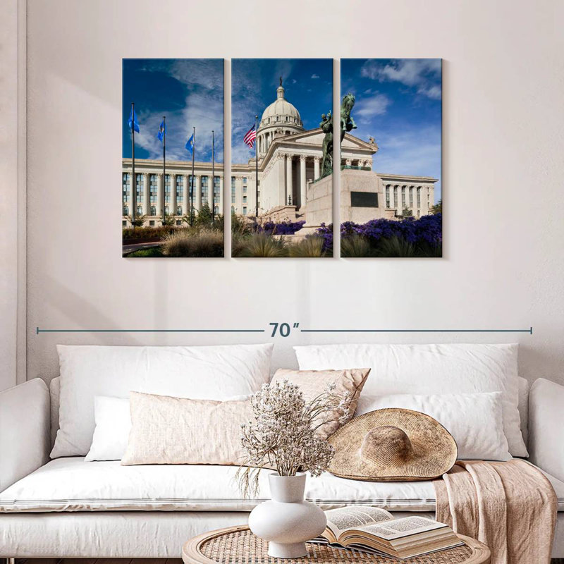 Rorry Oklahoma State Capitol, 28" H x 45" W