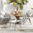 4 Pack Folding Stackable Chairs with Metal Frame and Carrying Handle