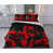 Rouge noir / floral 1