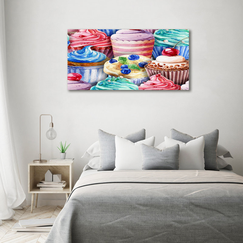 Colourful Muffins - Wrapped Canvas Print