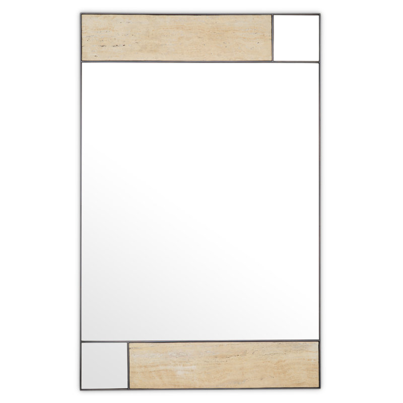 Cosimo Rectangle Stainless Steel Mirror