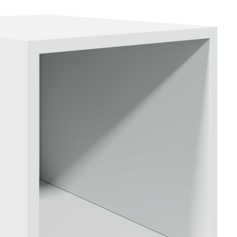 Vidaxl highboard made of wood, White, 185cm H x 30cm W x 41cm D